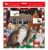 Ivory Cats - An American Christmas Advent Calendar (with Stickers)
