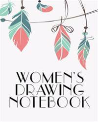 Women's Drawing Notebook: Bullet Grid Journal, 8 X 10, 150 Dot Grid Pages (Sketchbook, Journal, Doodle)