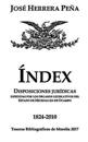 Índex: Disposiciones Jurídicas de Michoacán 1824-2010