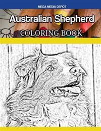 Australian Shepherd Dog Coloring Book