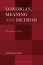Lonergan, Meaning and Method