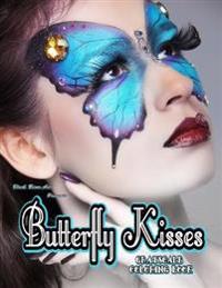 Butterfly Kisses Grayscale Coloring Book