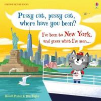 Pussy cat, pussy cat, where have you been? ive been to new york and guess w