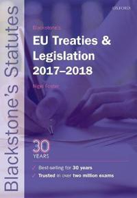 Blackstones eu treaties & legislation 2017-2018