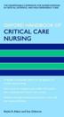 Oxford Handbook of Critical Care Nursing