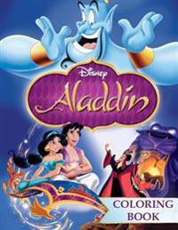 Aladdin Coloring Book: Jin, Abu, Jasmine. Great Coloring Book for Children. Disney