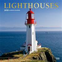 2018 Lighthouses Wall Calendar