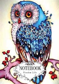 Notebook: Cute Owl Vol.4: Pocket Notebook Journal Diary, 120 Pages, 7 X 10 (Notebook Lined, Blank No Lined)