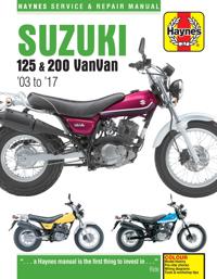 Suzuki RV125 & 200 Van Van Service and Repair Manual 2003-2016