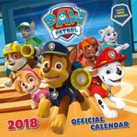 Paw Patrol Official 2018 Calendar with Stickers - Square Wall Format
