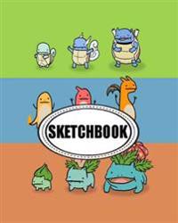 Sketchbook: Pokemons 05: 120 Pages of 8 X 10 Blank Paper for Drawing, Doodling or Sketching (Sketchbook)