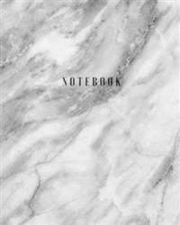 Notebook - Daily Journal Marble Cover: (8 X 10) Writing Journal, 100 Pages, Smooth Matte Cover