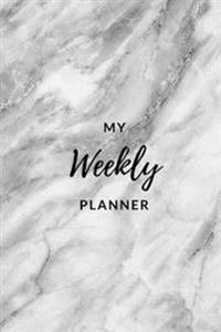 My Weekly Planner - Weekly and Daily Planner / Appointment Book / Marble Cover: (6x9) to Do Notebook, Weekly To-Do Lists, Durable Matte Cover