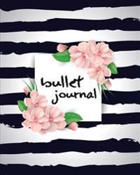 Bullet Journal: White Black with Flower Bullet Notebook for Planning / Sketch / Drawing / Diary - 150 Pages (8