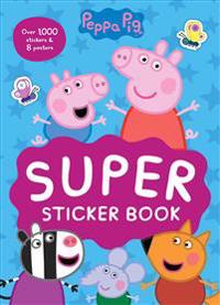 Peppa Pig Super Sticker Book: Over 1,000 Stickers & 8 Posters