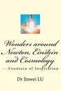 Wonders around Newton, Einstein and Cosmology: Fountain of Inspiration