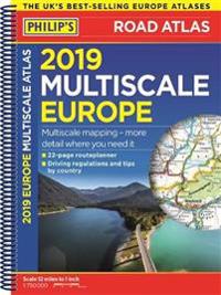 Philip's 2019 Multiscale Road Atlas Europe