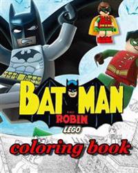 Batman and Robin Lego: Coloring Books: Stress Relieving Coloring Book