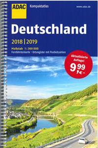 ADAC Kompaktatlas Deutschland 2018/2019 1:300 000