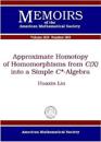 Approximate Homotopy of Homomorphisms from Cx into a Simple C*-algebra
