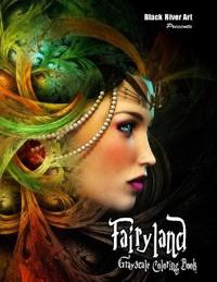 Fairyland Grayscale Coloring Book
