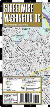 Streetwise Washington DC Map - Laminated City Center Street Map of Washington, DC
