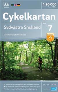 Cykelkartan Blad 7 Sydvästra Småland : Skala 1:90.000