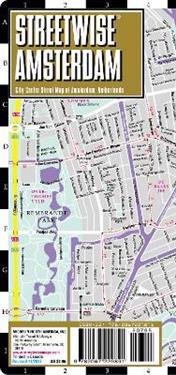 Streetwise Amsterdam Map - Laminated City Center Street Map of Amsterdam, Netherlands