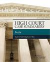 High Court Cases Summaries on Torts, Keyed to Franklin