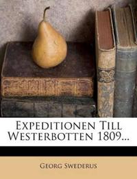 Expeditionen Till Westerbotten 1809...