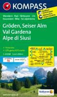 Gröden - Seiser Alm / Val Gardena - Alpe di Siusi 1 : 25 000