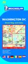 Washington DC Michelin 10 stadskarta : 1:12000