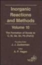 Inorganic Reactions and Methods, The Formation of Bonds to C, Si, Ge, Sn, Pb (Part 2)