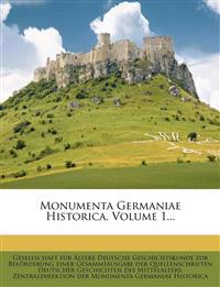 Monumenta Germaniae Historica.