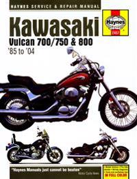 Haynes Kawasaki Vulcan 700 1985, Vulcan 750 1985-06, Vulcan 800 1995-05, Vulcan 800 Classic 1996-02 & Vulcan 600 Drifter 1999-06 Repair Manual