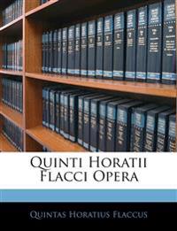 Quinti Horatii Flacci Opera