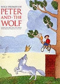 Peter and the Wolf Children's Book With Easy Piano Pieces