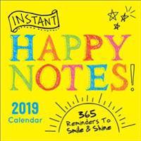 Instant Happy Notes 2019 Calendar