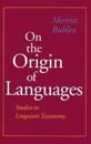 On the Origin of Languages