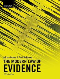 Modern law of evidence