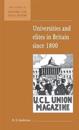 Universities and Elites in Britain since 1800