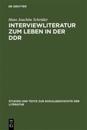 Interviewliteratur Zum Leben in Der Ddr
