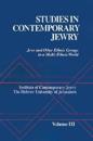 Studies in Contemporary Jewry: III: Jews and other Ethnic Groups in a Multi-Ethnic World