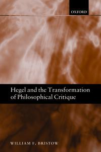 Hegel and the Transformation of Philosophical Critique