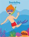 Snorkeling Libro da Colorare 1
