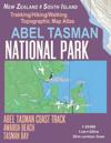 Abel Tasman National Park Trekking/Hiking/Walking Topographic Map Atlas Abel Tasman Coast Track Awaroa Beach New Zealand South Island 1