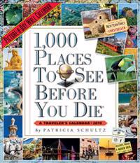 1,000 Places to See Before You Die 2019 Calendar