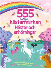 555 roliga klistermärken - Hästar och enhörningar