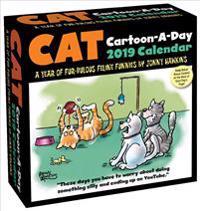 Cat Cartoon-A-Day 2019 Calendar