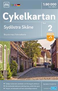 Cykelkartan Blad 2 Sydöstra Skåne : Skala 1:90.000